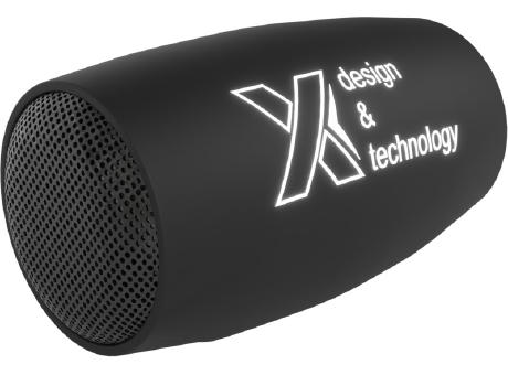 SCX.design S49 2 x 3 Watt Mini-Lautsprecher mit Leuchtlogo