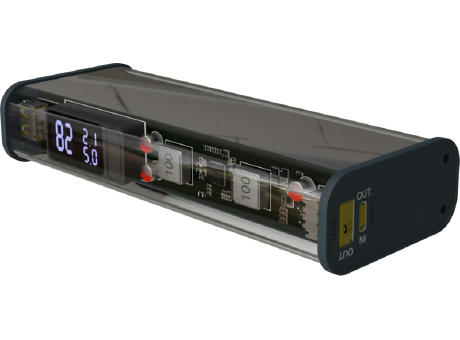 SCX.design P51 Powerbank 20.000 mAh mit Leuchtlogo