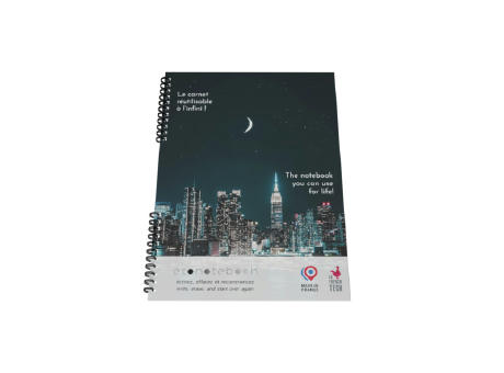 EcoNotebook NA4 wiederverwendbares Notizbuch mit Standardcover