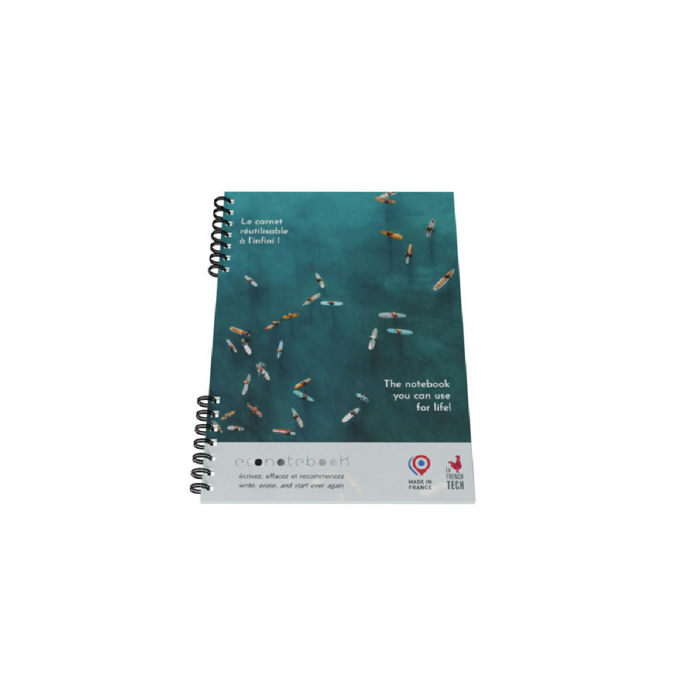 EcoNotebook NA5 wiederverwendbares Notizbuch mit Standardcover