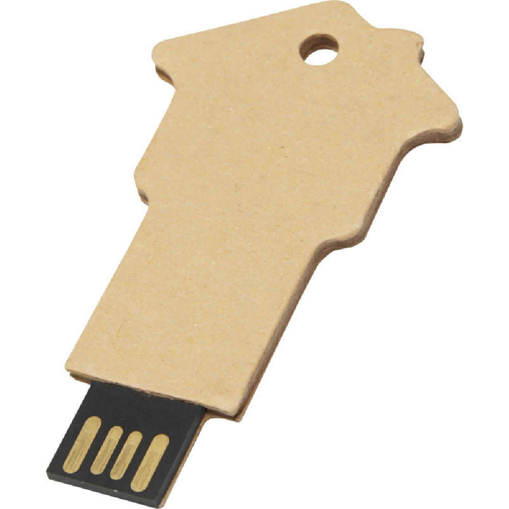 Haus USB-Stick 2.0 aus recyceltem Papier