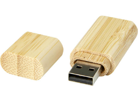 USB-Stick 2.0 aus Bambus mit Schlüsselanhänger