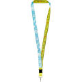 Isla 1-Meter-Lanyard mit Sublimation mit Sicherheitsverschluss