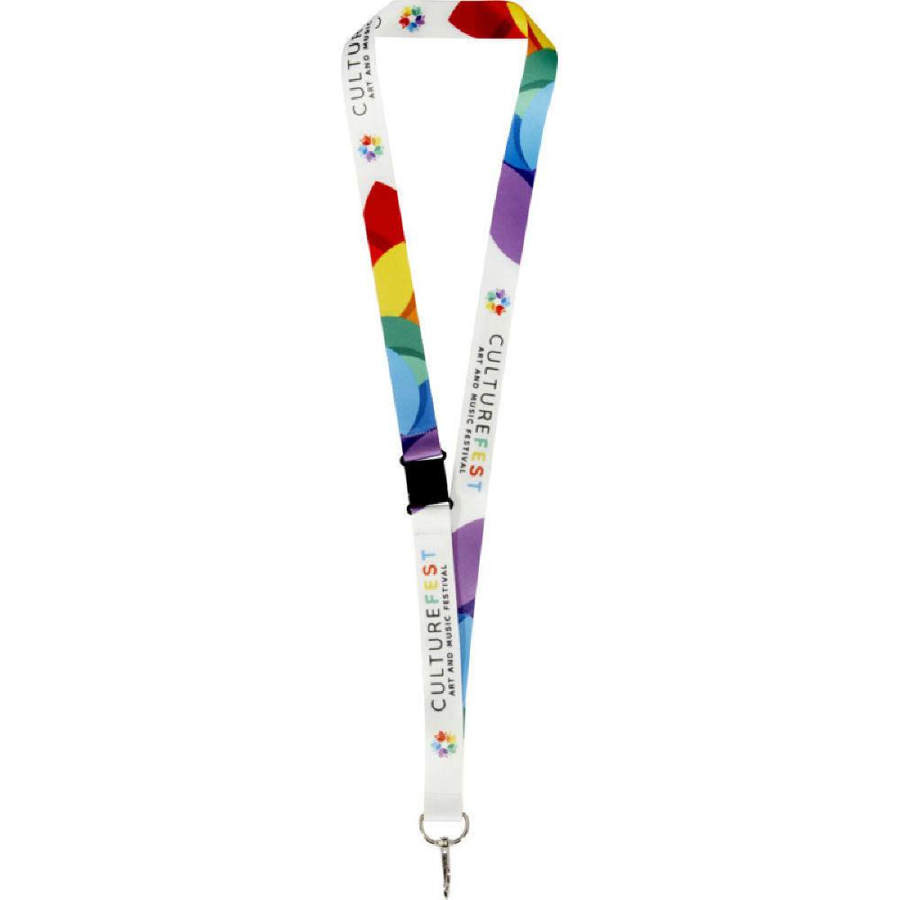 Lois Sublimation RPET-Lanyard mit Sicherheitsverschluss