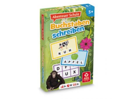 Lernspiele "Abenteuer Schule" - Buchstaben schreiben, in Faltschachtel