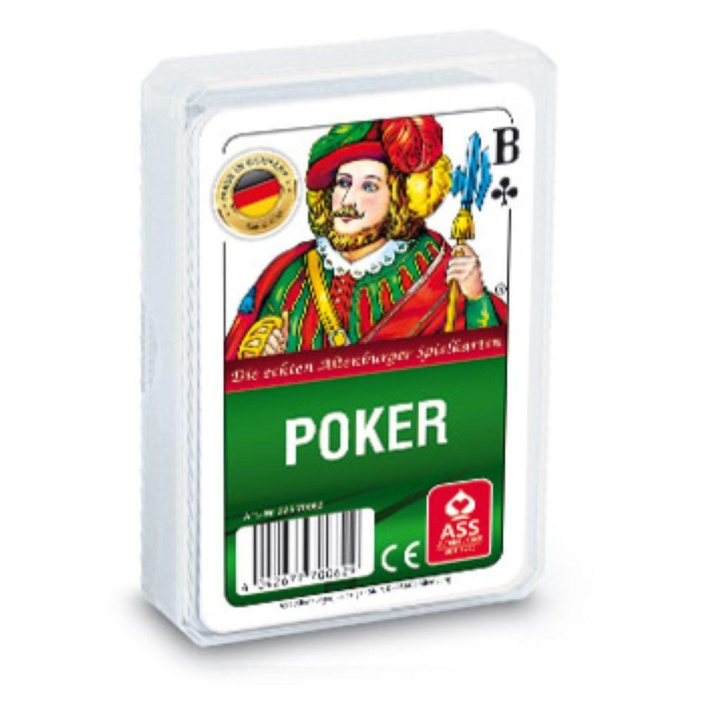 Poker / Black Jack, int. Bild, 55 Blatt,im Kunststoffetui