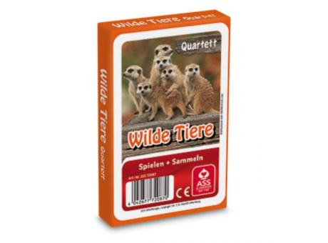 Quartett / Sonderquartett - Wilde Tiere, 33 Blatt, in Faltschachtel