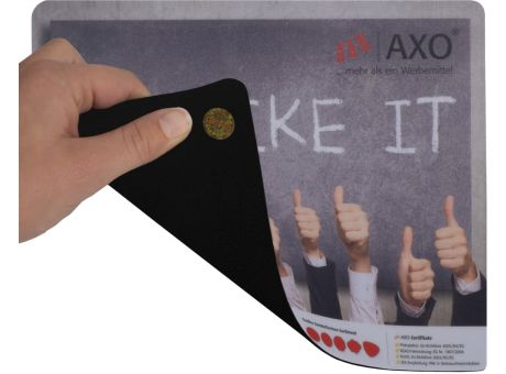 Mousepad AXOTop 400, 24 x 19,5 cm oval, 2,4 mm dick