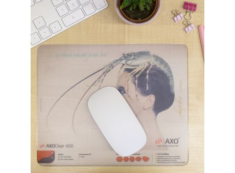 Mousepad AXOClear 400, 24 x 19,5 cm rechteckig, 0,9 mm dick