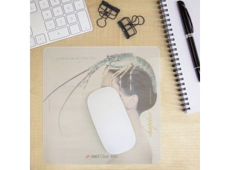 Mousepad AXOClear 400, 20 x 20 cm quadratisch, 0,9 mm dick