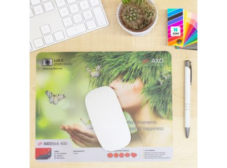 Mousepad AXOStick 400, 24 x 19,5 cm rechteckig, 0,5 mm dick