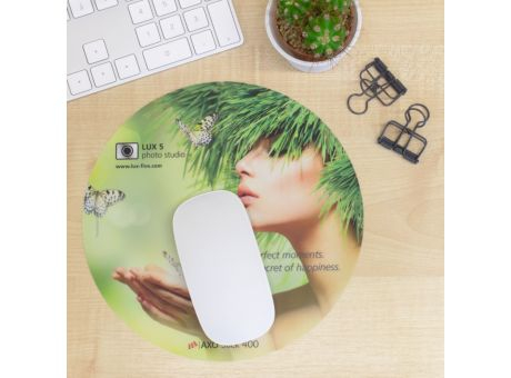 Mousepad AXOStick 400, 21 cm rund, 0,5 mm dick