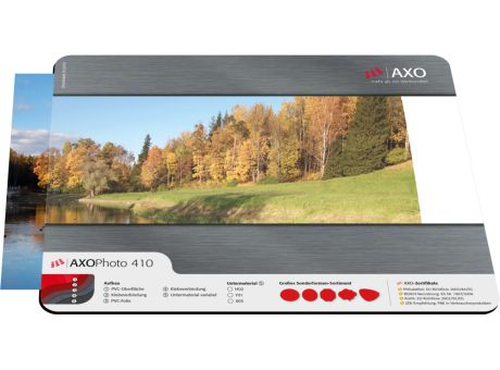 Mousepad AXOPhoto 410, 24 x 19,5 cm rechteckig, 1,7 mm dick