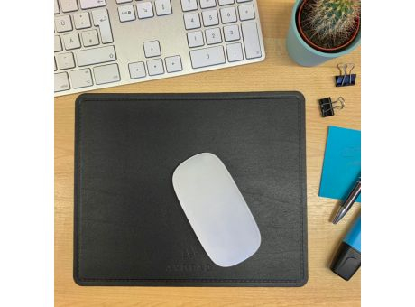 Mousepad AXONature 400, Farbe Schwarz, 24 x 19,5 cm rechteckig, 2 mm dick