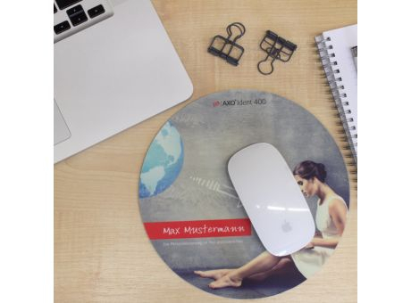 Mousepad AXOIdent 400, 21 cm rund, 2,3 mm dick