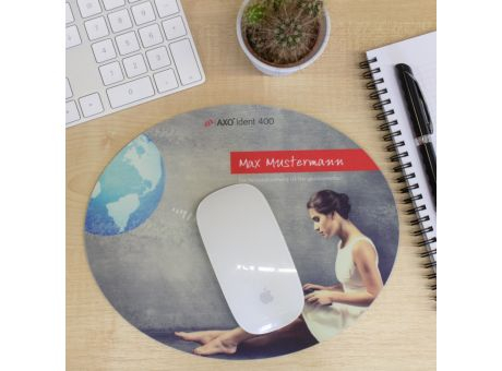 Mousepad AXOIdent 400, 24 x 19,5 cm oval, 1 mm dick