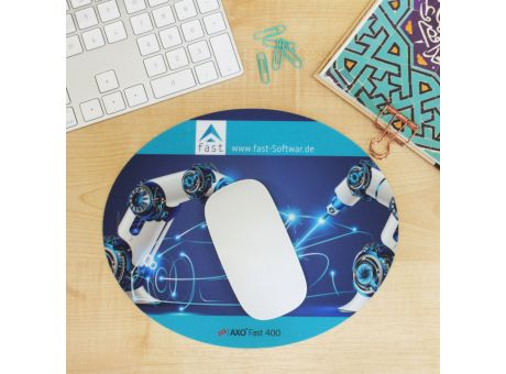 Mousepad AXOFast 400, 24 x 19,5 cm oval, 2,3 mm dick