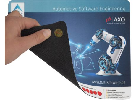 Mousepad AXOFast 400, 20 x 20 cm quadratisch, 1 mm dick