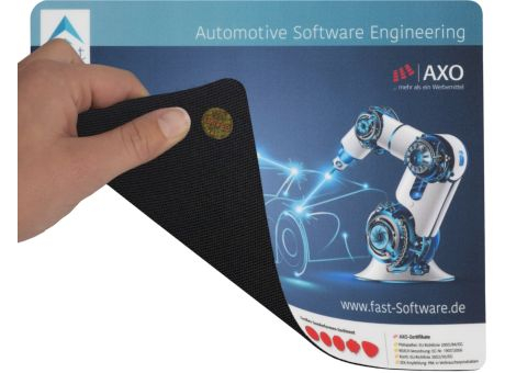 Mousepad AXOFast 400, 20 x 20 cm quadratisch, 1,4 mm dick