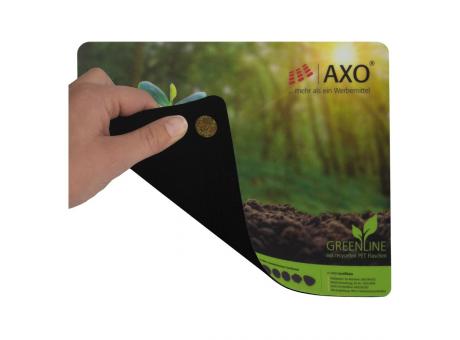 AXOPAD® Mousepad AXOTop Green 400, 20 x 20 cm quadratisch, 2,4 mm dick