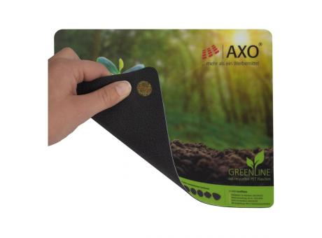 AXOPAD® Mousepad AXOTop Green 400, 20 x 20 cm quadratisch, 1 mm dick