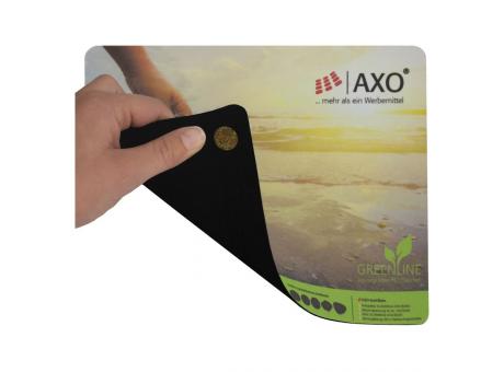 AXOPAD® Mousepad AXOTex Green 400, 21 cm rund, 2,4 mm dick