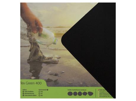 AXOPAD® Mousepad AXOTex Green 400, 24 x 19,5 cm oval, 2,4 mm dick