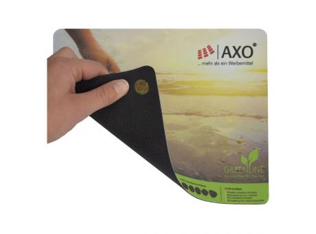 AXOPAD® Mousepad AXOTex Green 400, 20 x 20 cm quadratisch, 1 mm dick