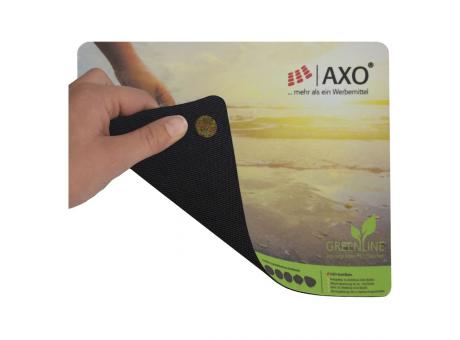 AXOPAD® Mousepad AXOTex Green 400, 20 x 20 cm quadratisch, 1,5 mm dick