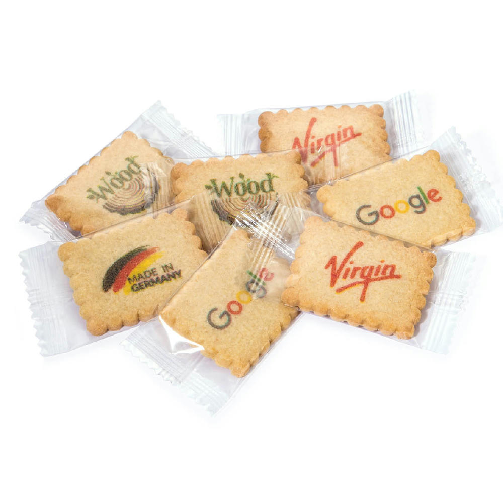 4-farbig bedruckter Vanille-Butterkeks