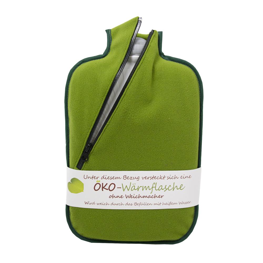 Öko-Wärmflasche Softshellbezug bambus