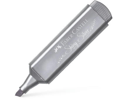 Textliner Metallic Shiny Silber