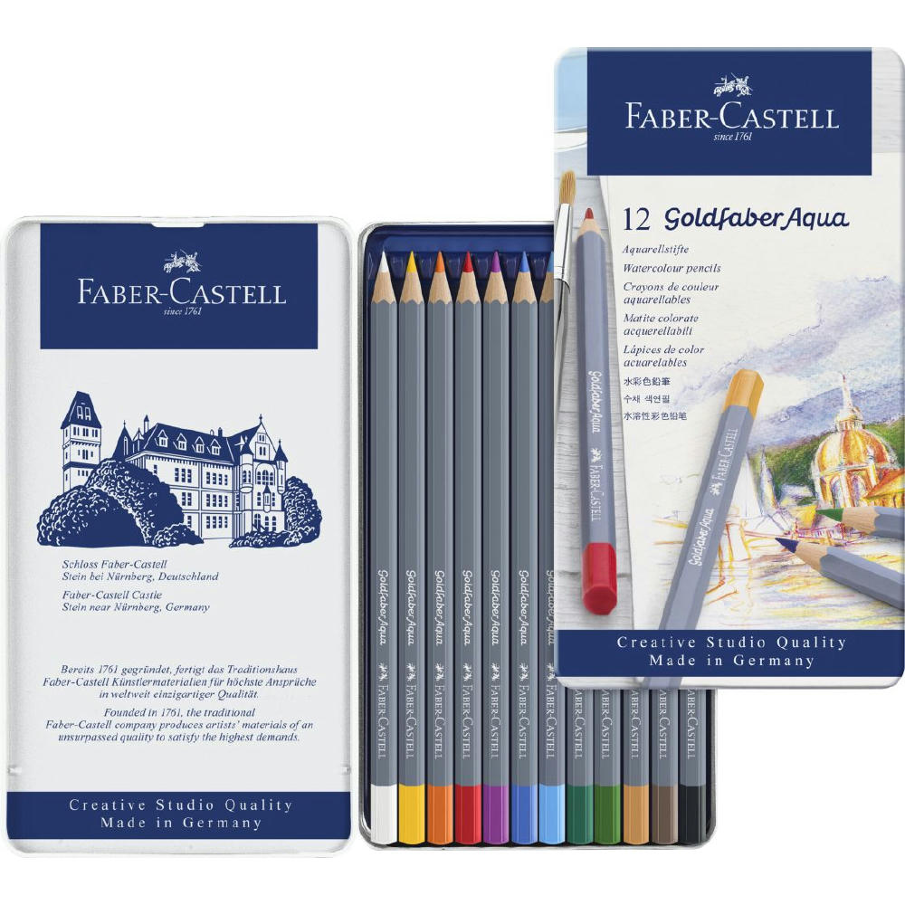 Goldfaber Aquarell 12er Metalletui