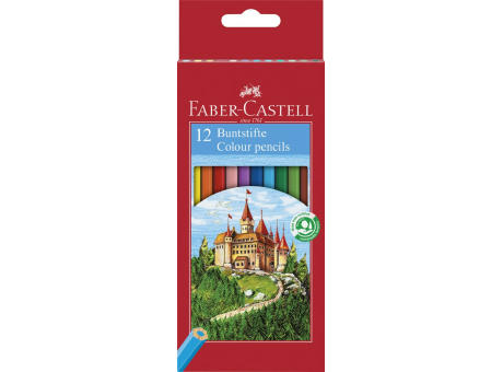 Buntstift 12er Etui Castle