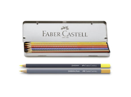 6 Buntstifte Colour Grip oder Goldfaber im Metalletui