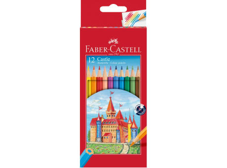 Buntstift 12er Etui Castle