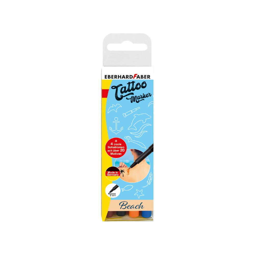 Tattoostifte Set Beach 4er Etui