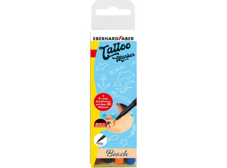 Tattoostifte Set Beach 4er Etui