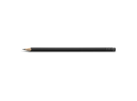 Bleistifte schwarz mit Radiertip