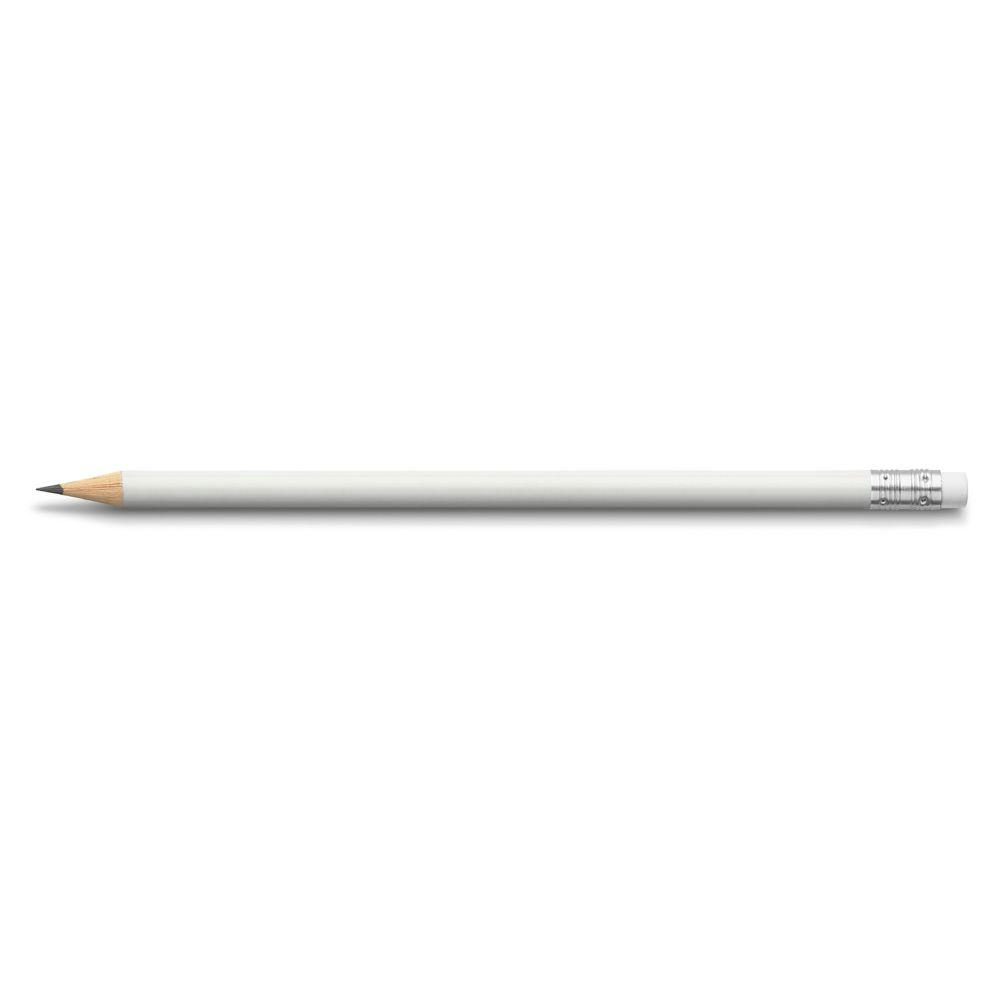 Bleistifte weiss mit Radiertip