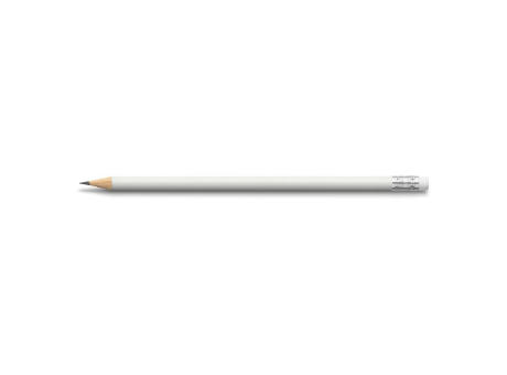 Bleistifte weiss mit Radiertip