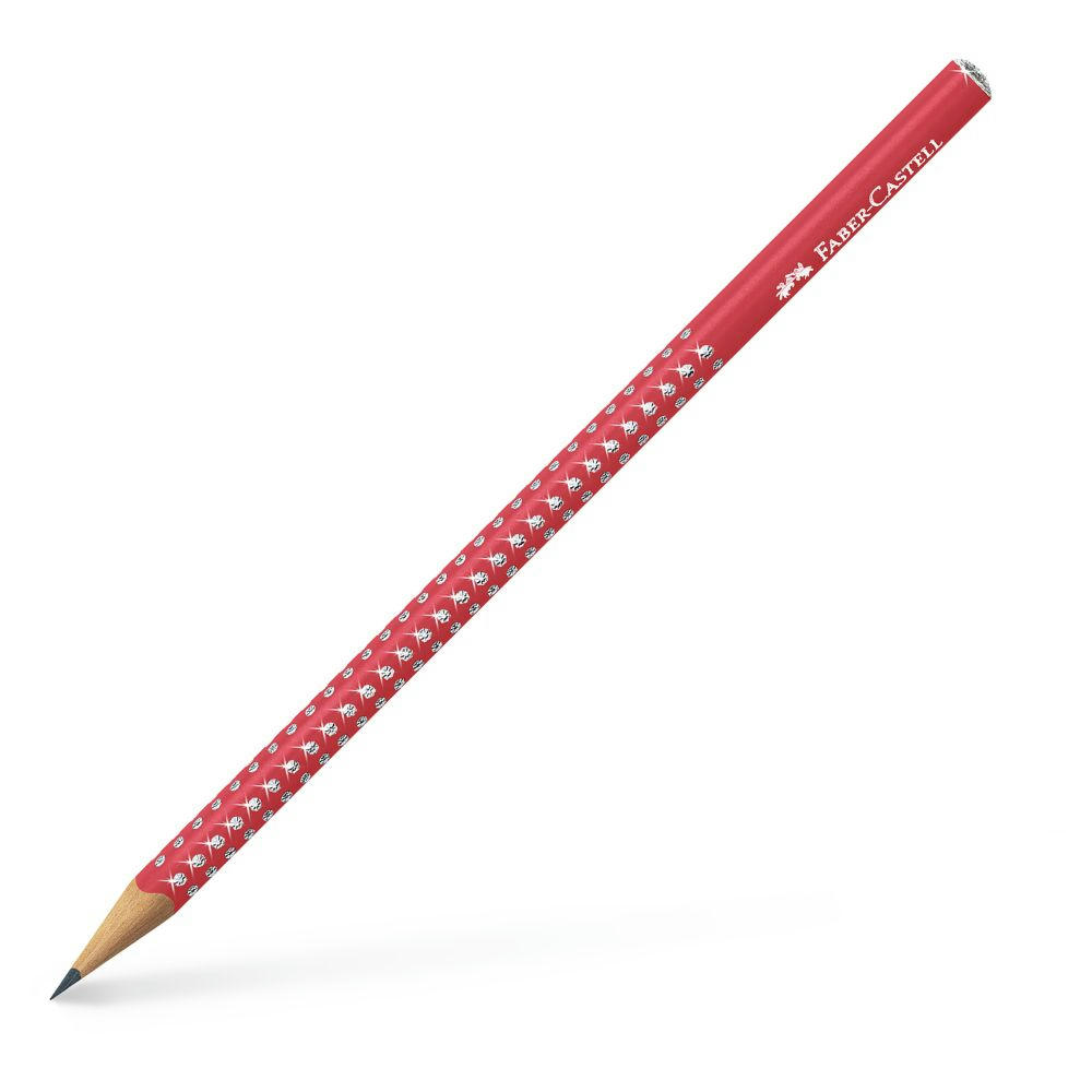 Bleistift Sparkle candy cane red