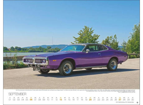 Legendäre Autos Posterkalender