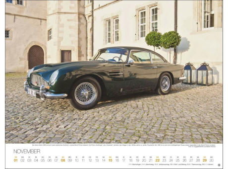 Legendäre Autos Posterkalender