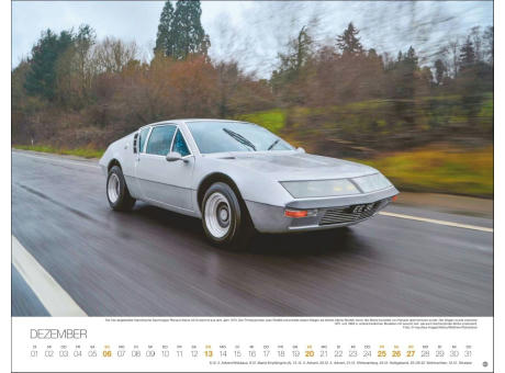 Legendäre Autos Posterkalender