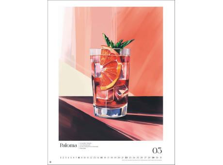 Cocktails Posterkalender