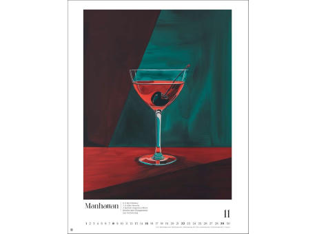 Cocktails Posterkalender