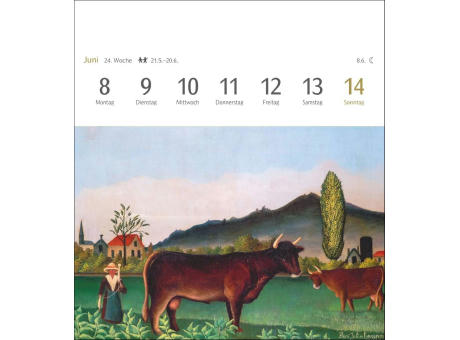 Kunstgenuss Postkartenkalender