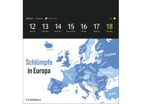 Katapult Infografiken Postkartenkalender