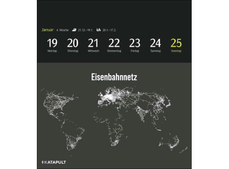 Katapult Infografiken Postkartenkalender